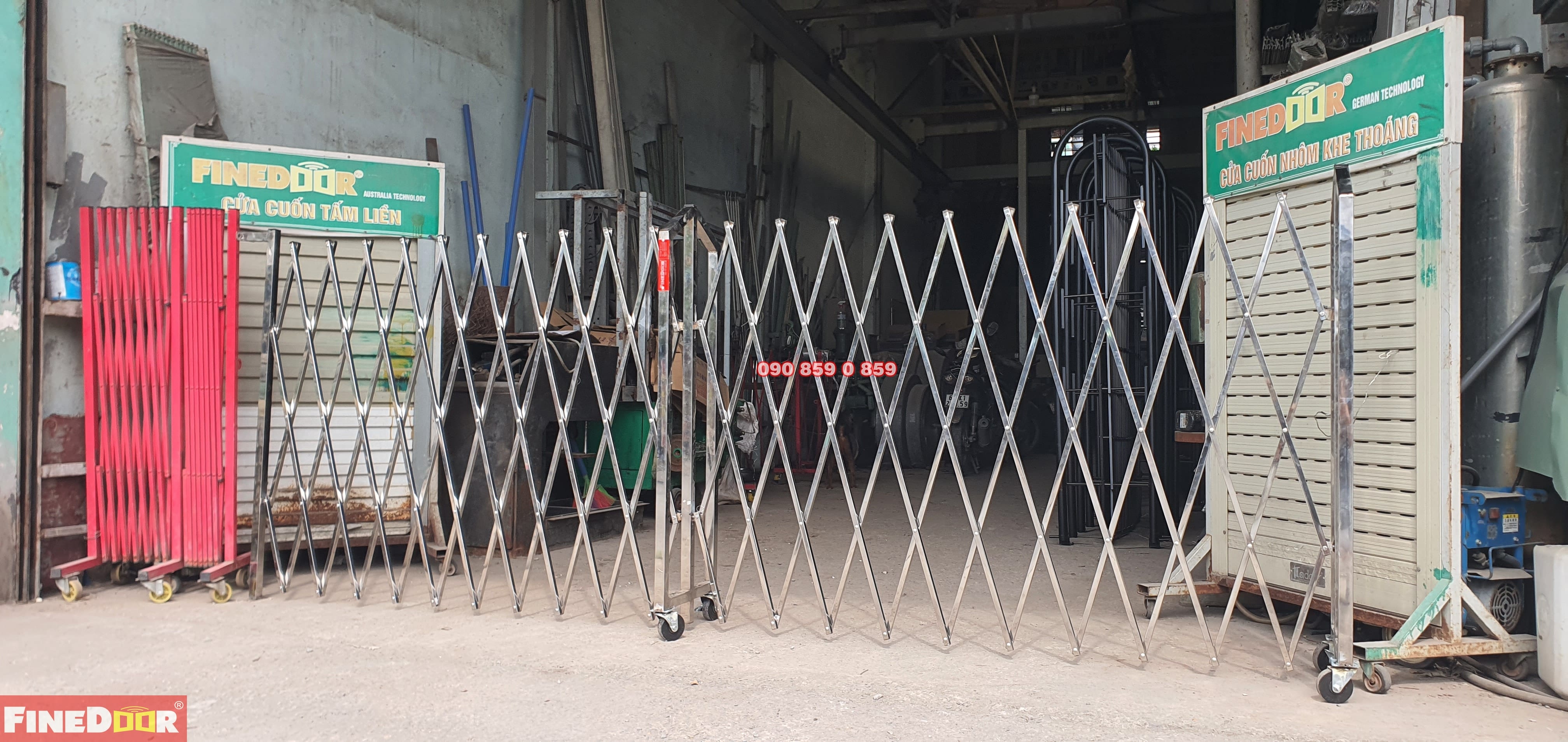 Hàng rào xếp chữ T, hàng rào xếp, rào xếp, rào xếp di động, hang rào di động Finedoor